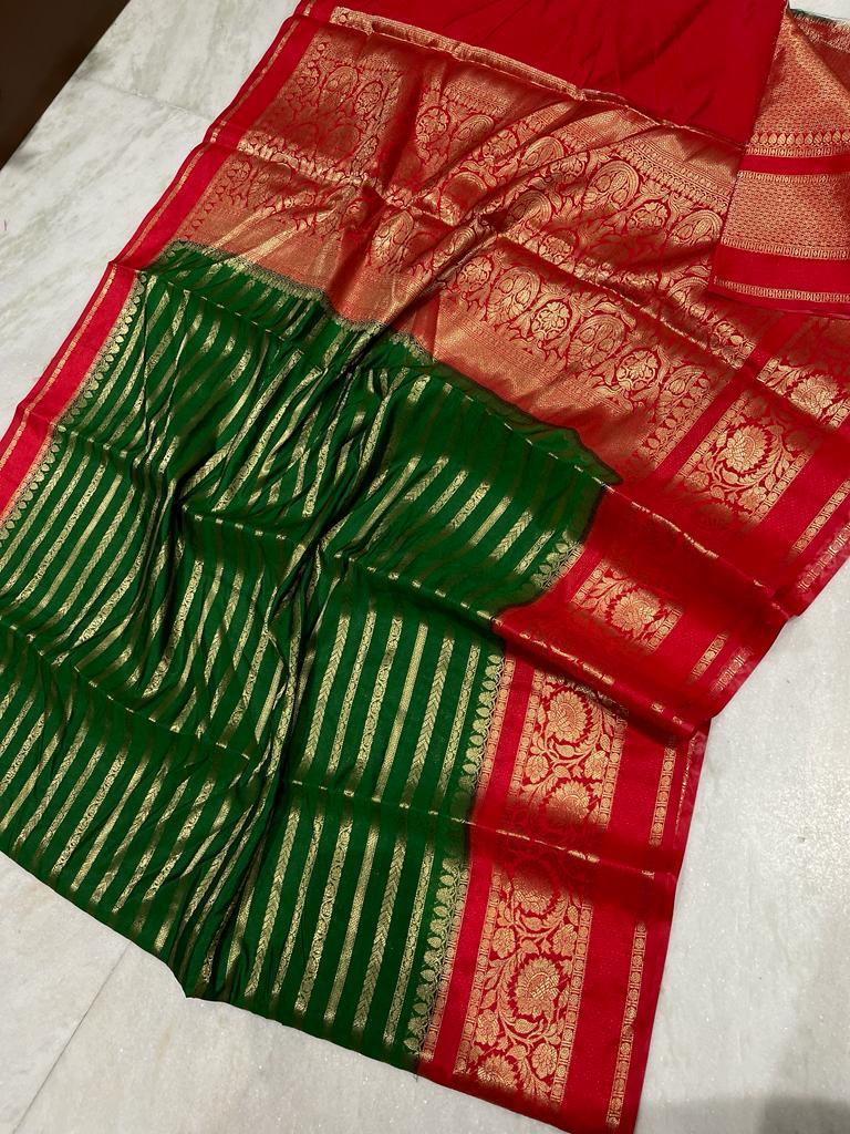 Banarasi Dyable Dupion Saree