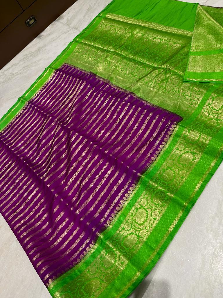 Banarasi Dyable Dupion Saree