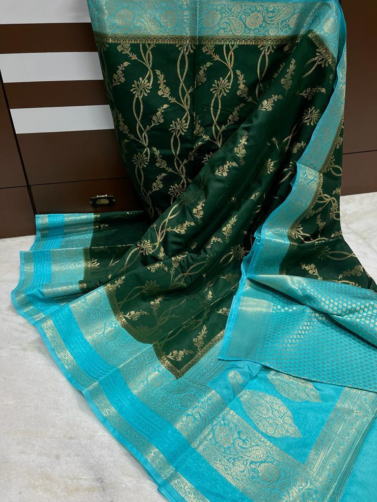 Banarasi Dyable Dupion Silk Saree