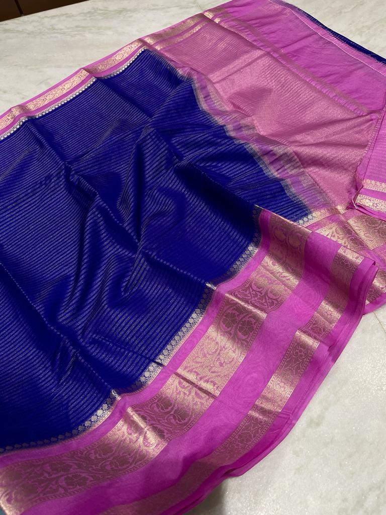 Banarasi Dyable Georgette Saree