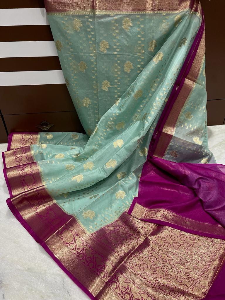 Banarasi Dyable Georgette Saree