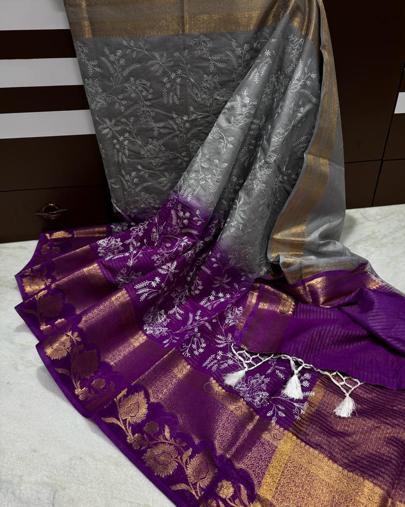 Buy Pure Georgette Silk Sarees Online | Singhania's