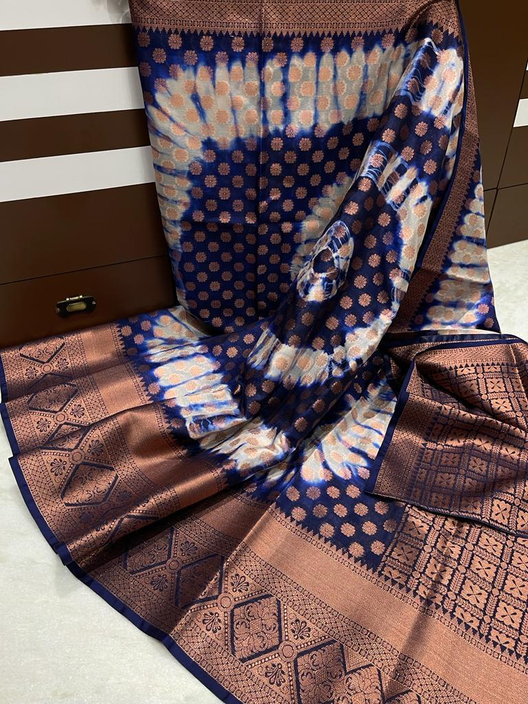 Banarasi Dyable Warm Soft Saree