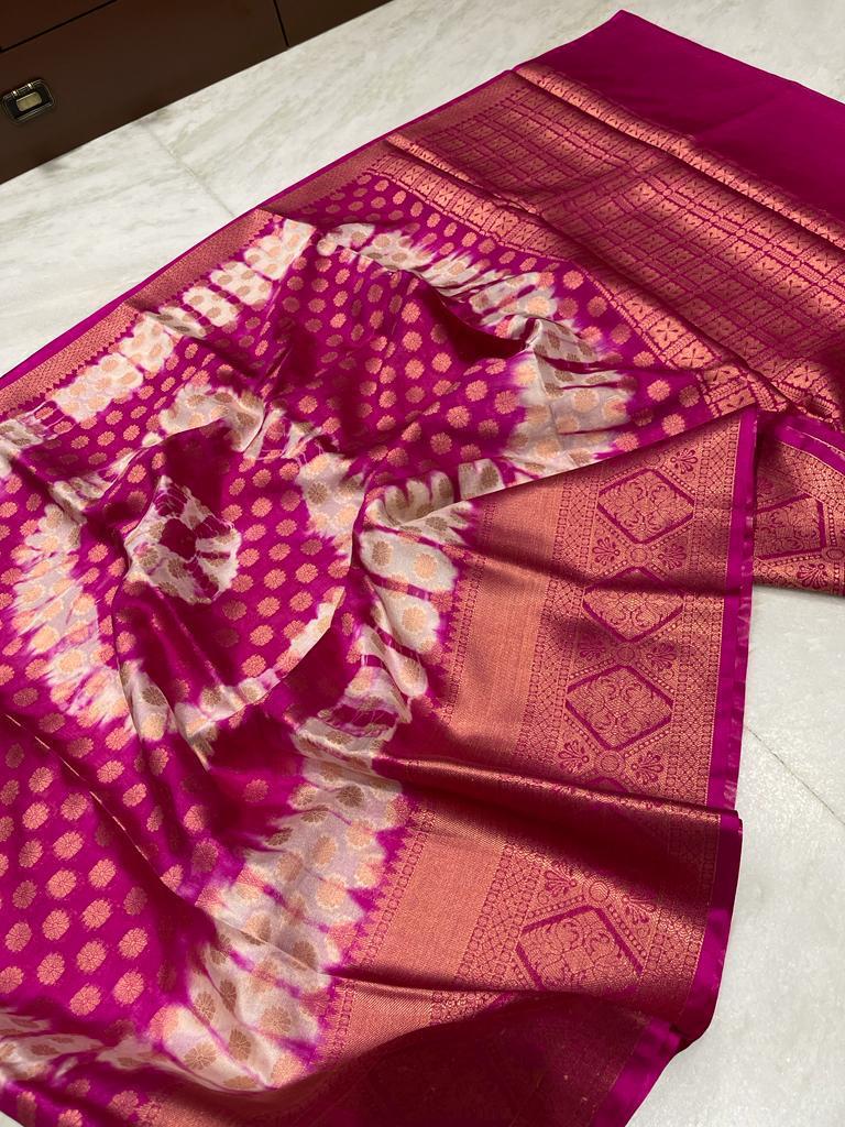 Banarasi Dyable Warm Soft Saree