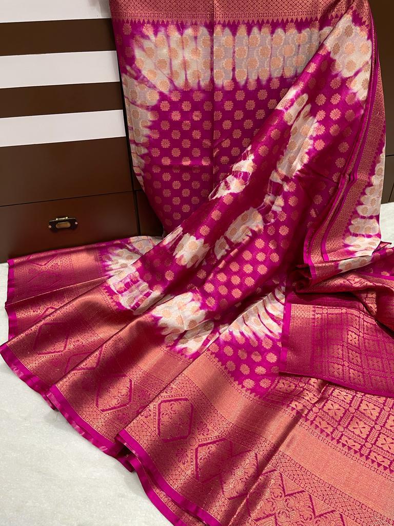 Banarasi Dyable Warm Soft Saree