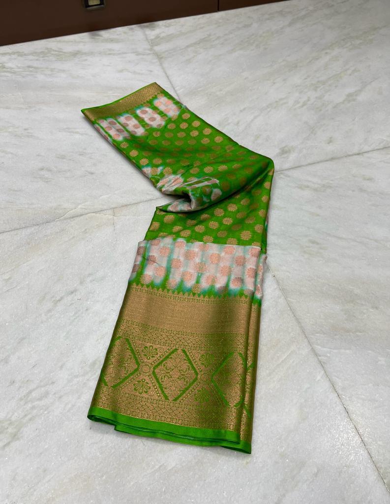 Banarasi Dyable Warm Soft Saree