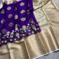 Banarasi Dyable Warm Soft Silk saree