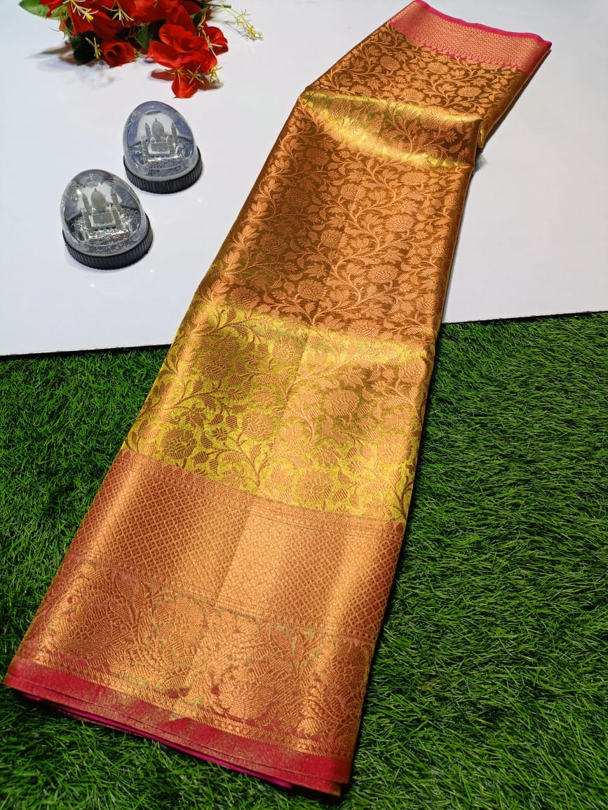 Banarasi Semi Silk Tanchui Saree