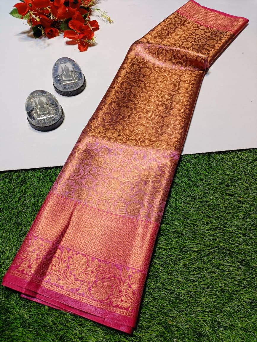 Banarasi Semi Silk Tanchui Saree