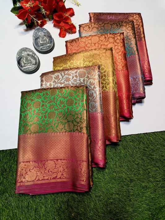 Banarasi Semi Silk Tanchui Saree