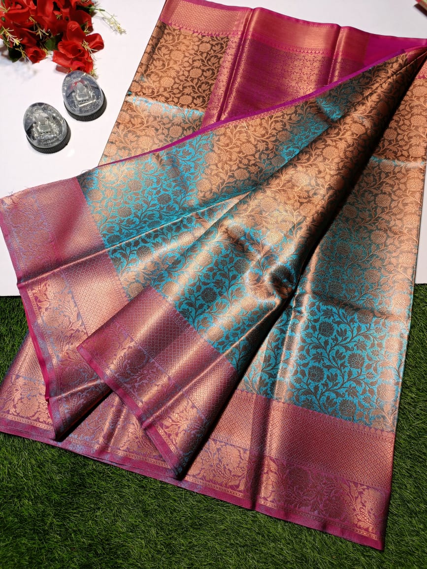 Banarasi Semi Silk Tanchui Saree