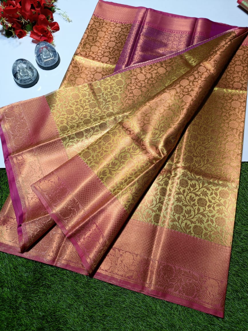 Tanchui Self Woven Nakshi Work Bishnupuri Katan Silk Saree in Indigo B –  Bengal Looms India