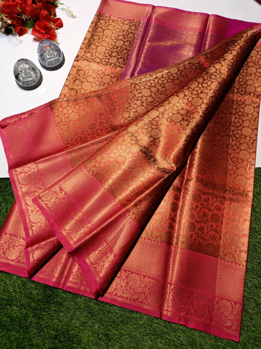 Banarasi Semi Silk Tanchui Saree