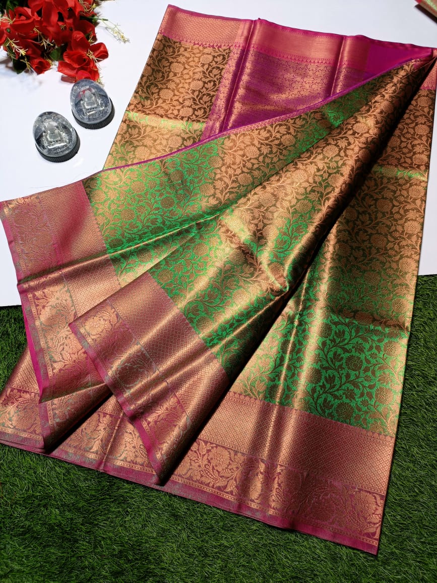 Banarasi Semi Silk Tanchui Saree