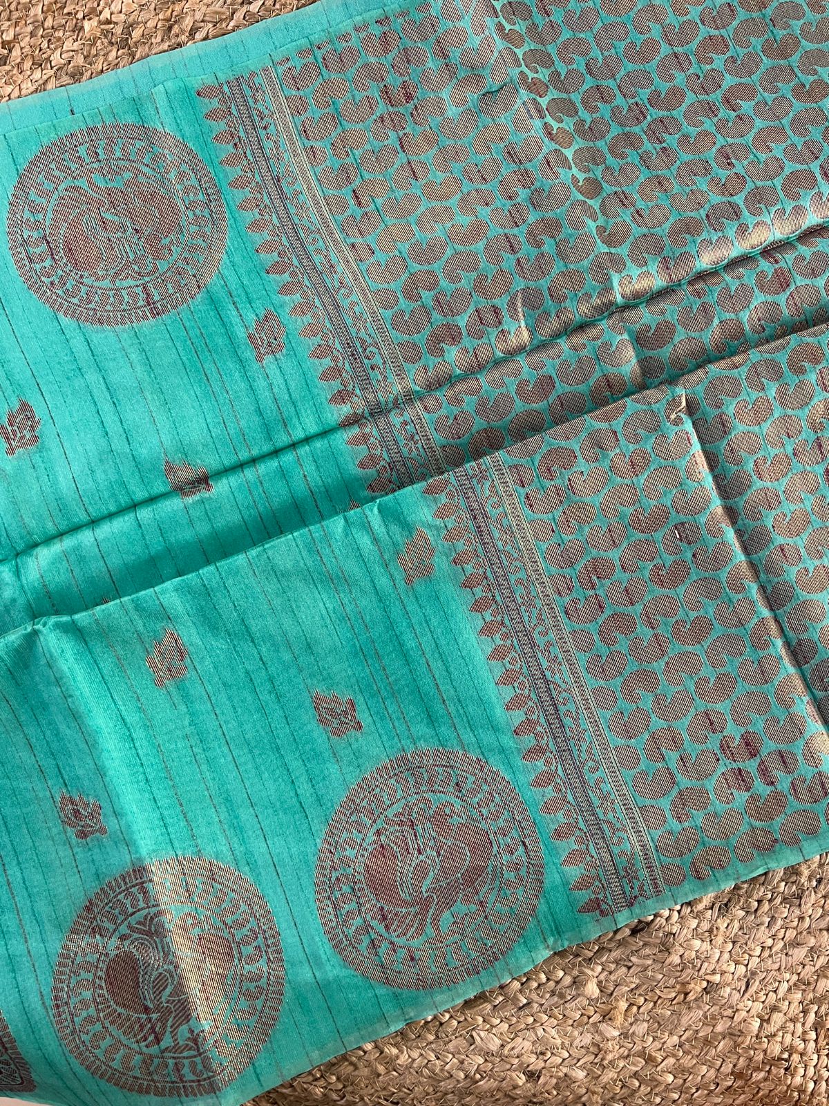 Banarasi Champa Tussar Silk Saree