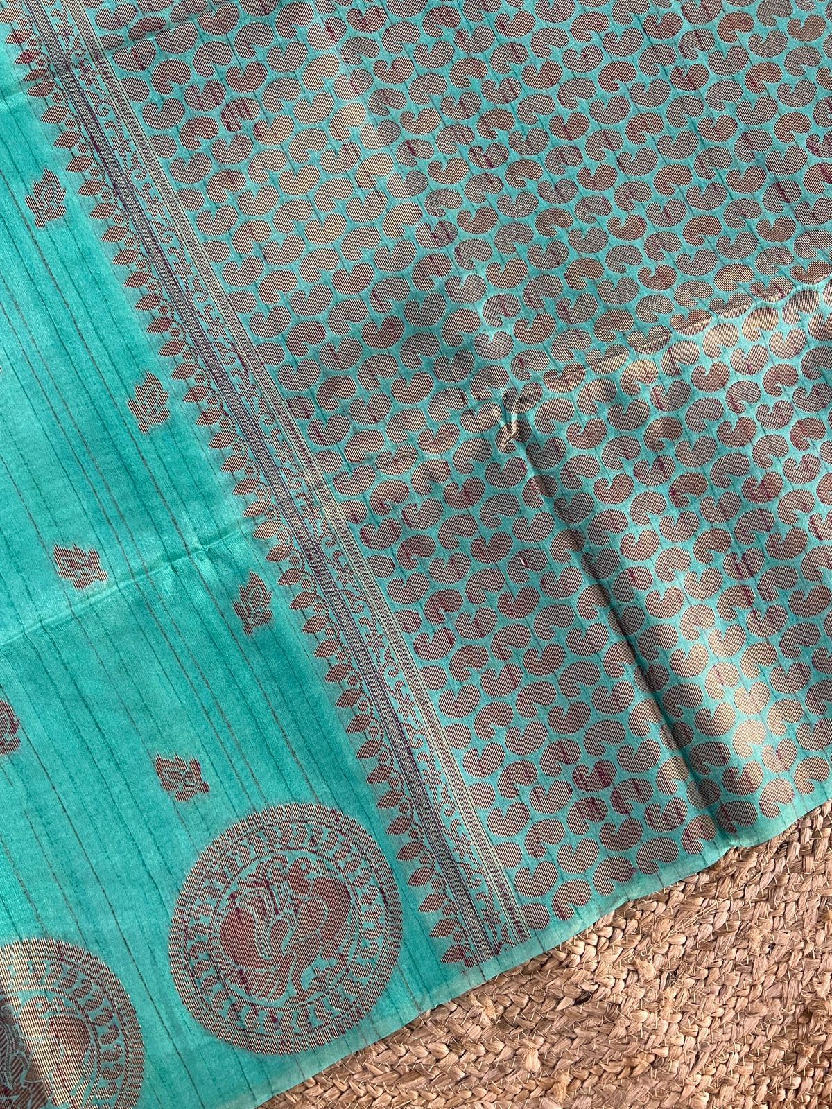 Banarasi Champa Tussar Silk Saree