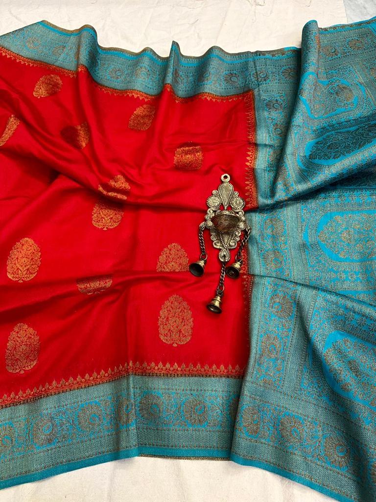 Banarasi soft silk cotton silk saree