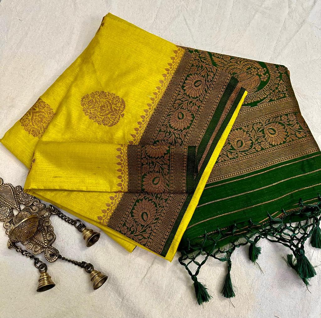 Banarasi soft silk cotton silk saree