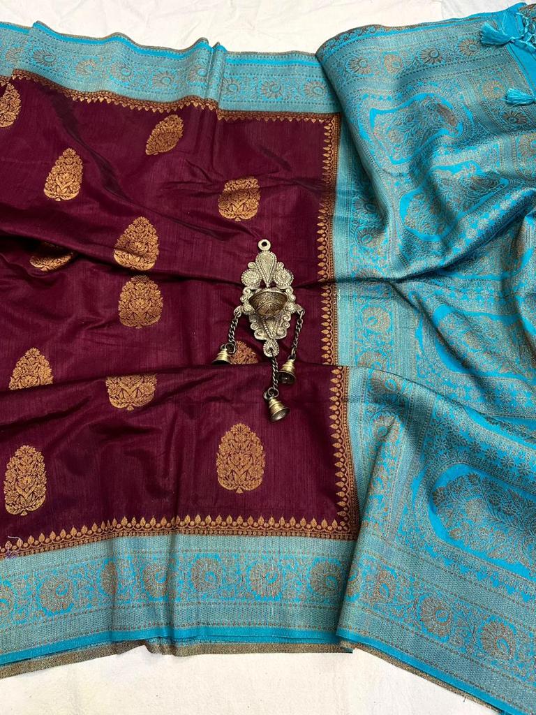 Banarasi soft silk cotton silk saree