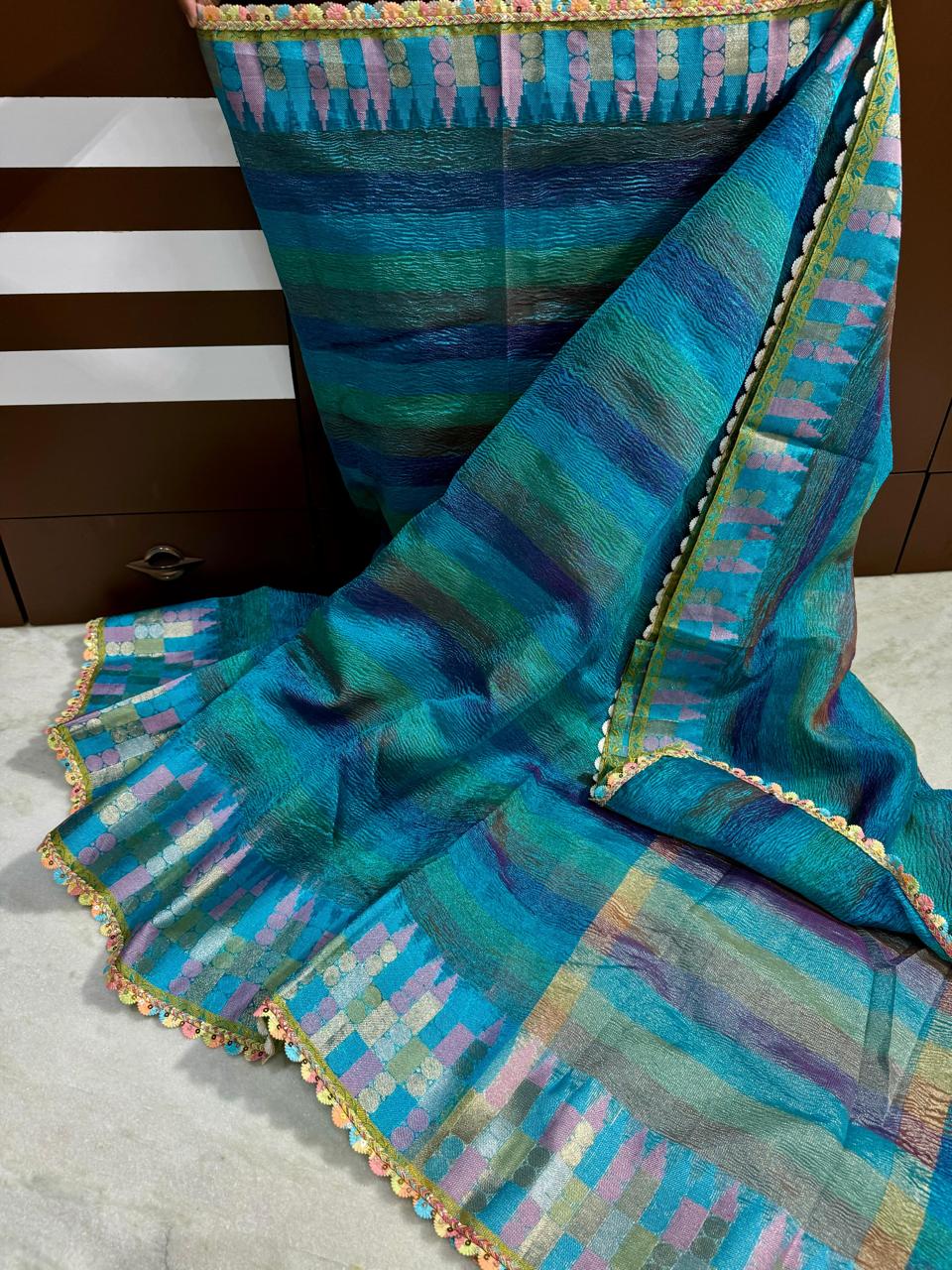 Banarasi soft tissue saree