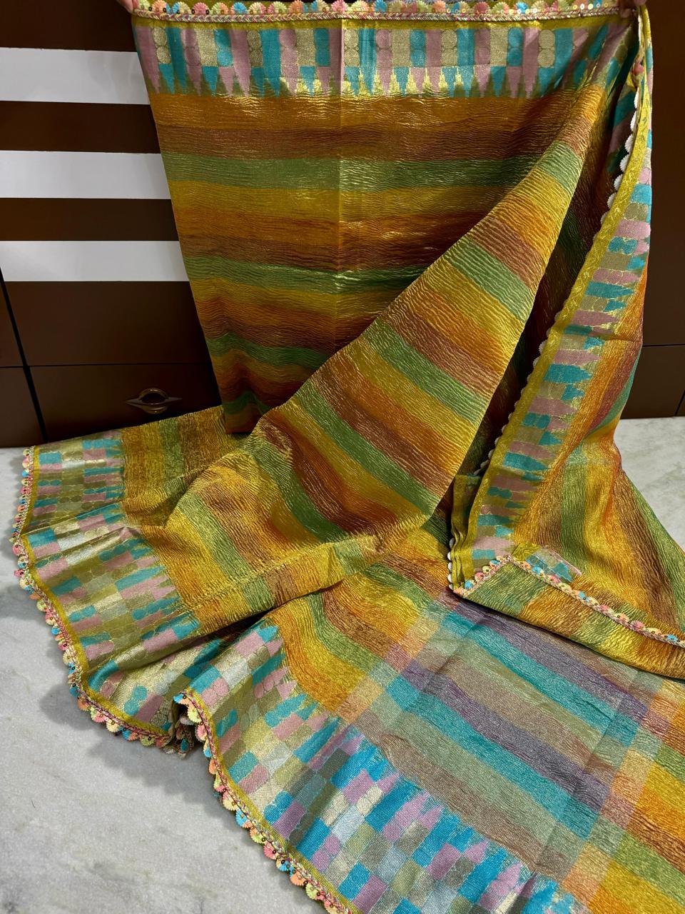 Banarasi soft tissue saree