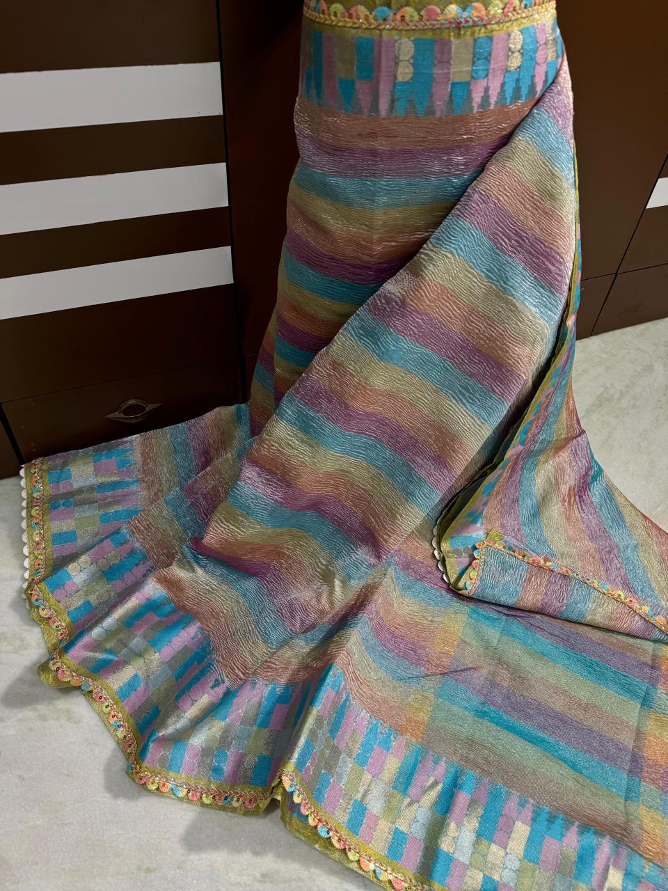 Banarasi soft tissue saree