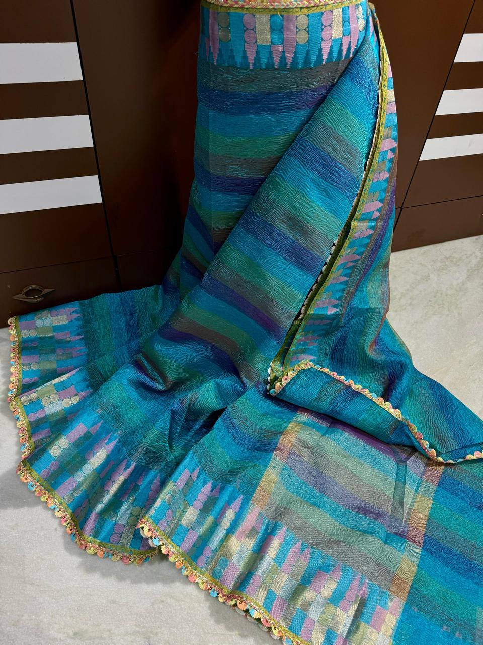 Banarasi soft tissue saree