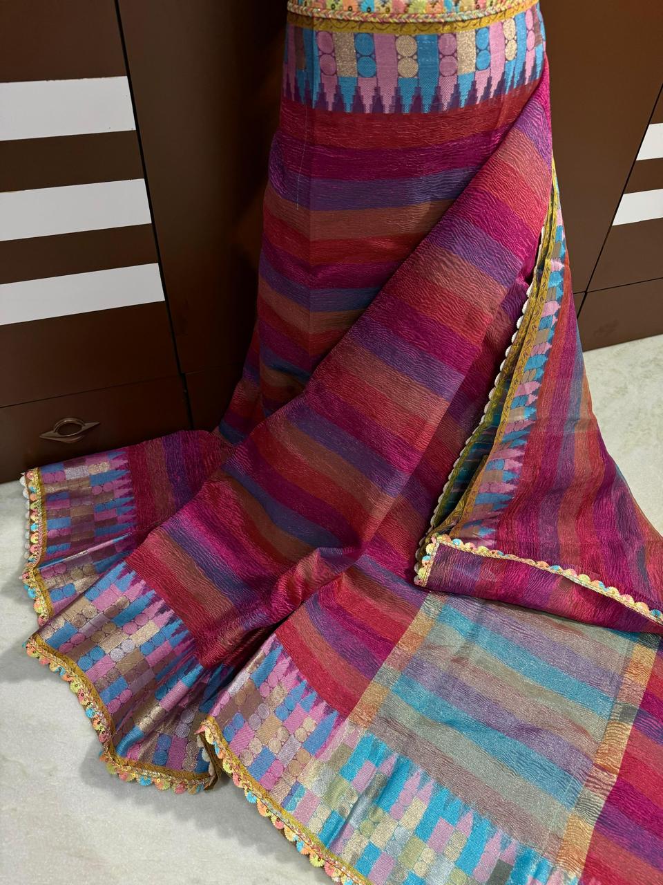 Banarasi soft tissue saree