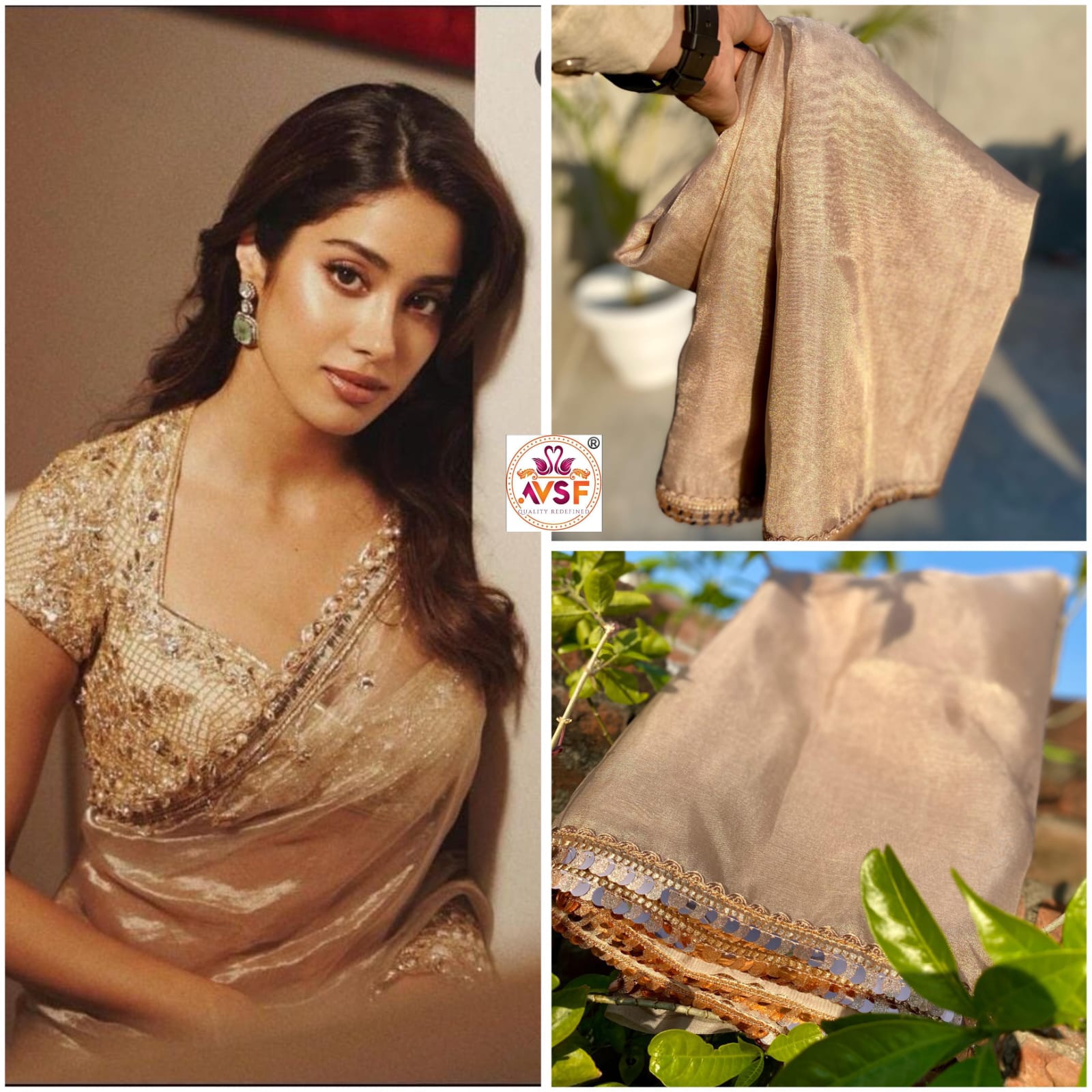 Tissue Zari Work Border Jute Finish Silk Sarees | Kanchipuram Silk |  Designe… | Designer saree blouse patterns, Saree blouse designs latest,  Chiffon blouses designs