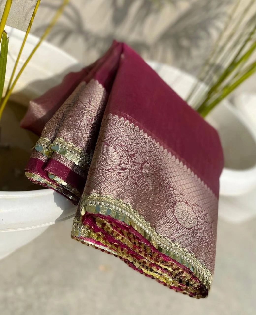 Banarasi tissue saree