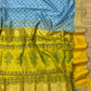 Block printed pure Maheshwari handloom saree