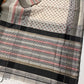 Block printed pure Maheshwari handloom saree