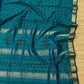 Block printed pure Maheshwari handloom saree