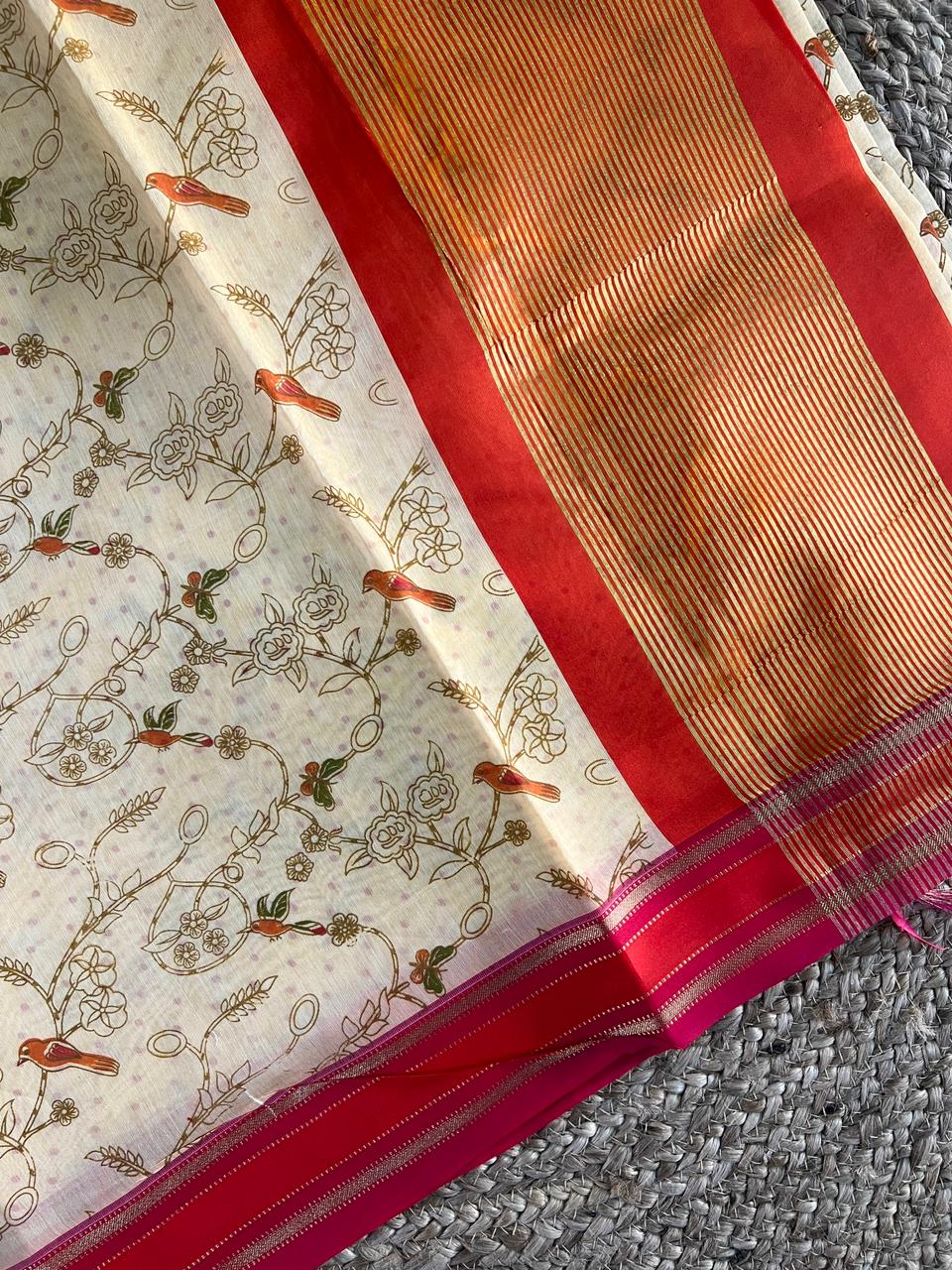 Chanderi Light Weight Silk Saree