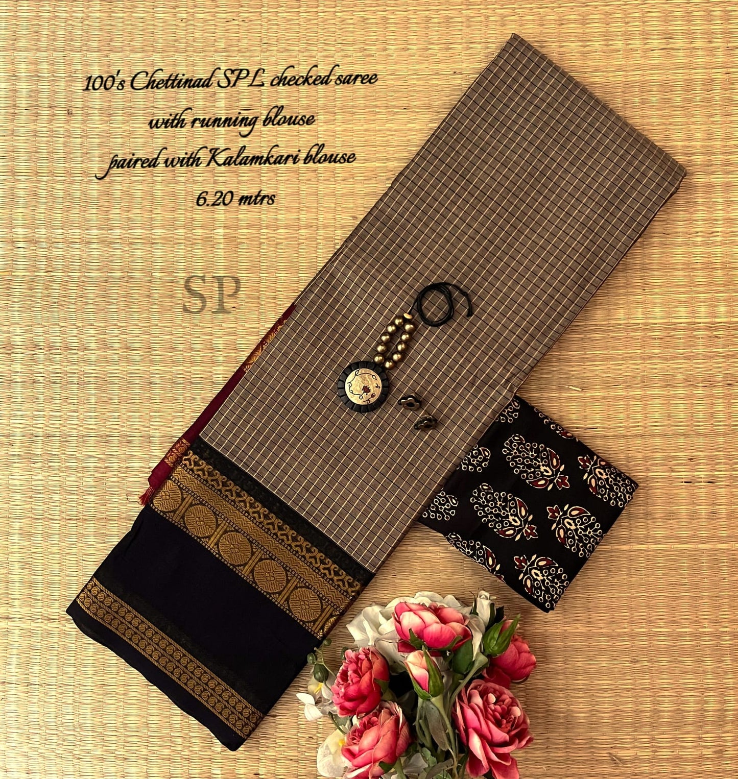 Pure chettinad special weaving big butta saree