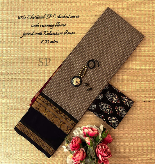 Pure chettinad special weaving big butta saree