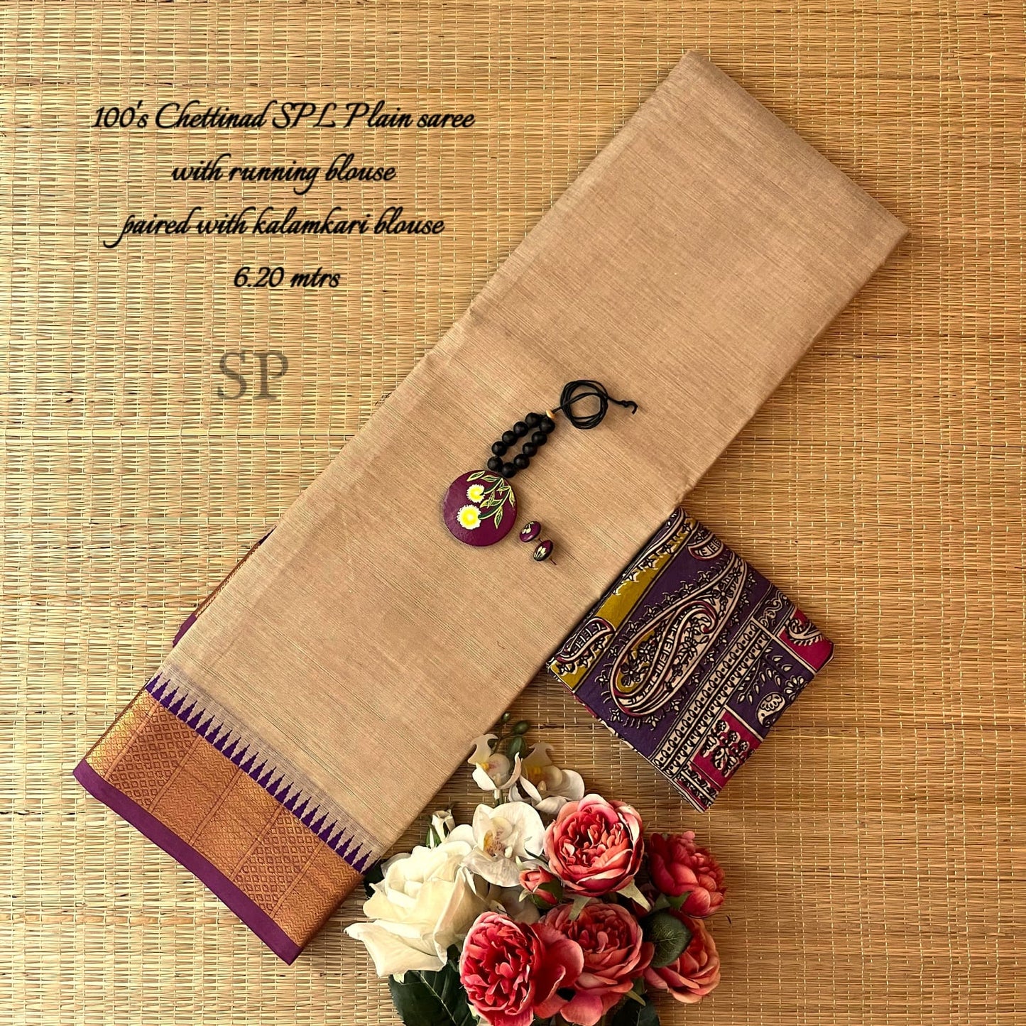 Chettinad cotton 100 count saree
