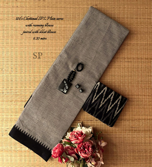Chettinad fancy cotton saree