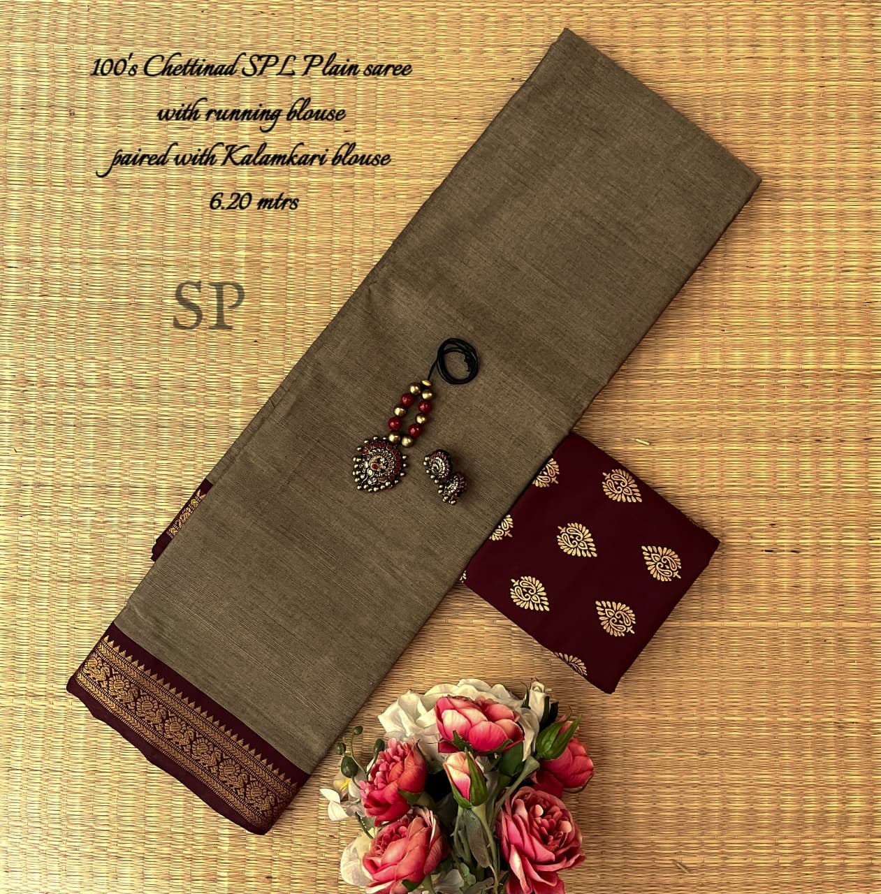 Chettinad cotton 100 count saree