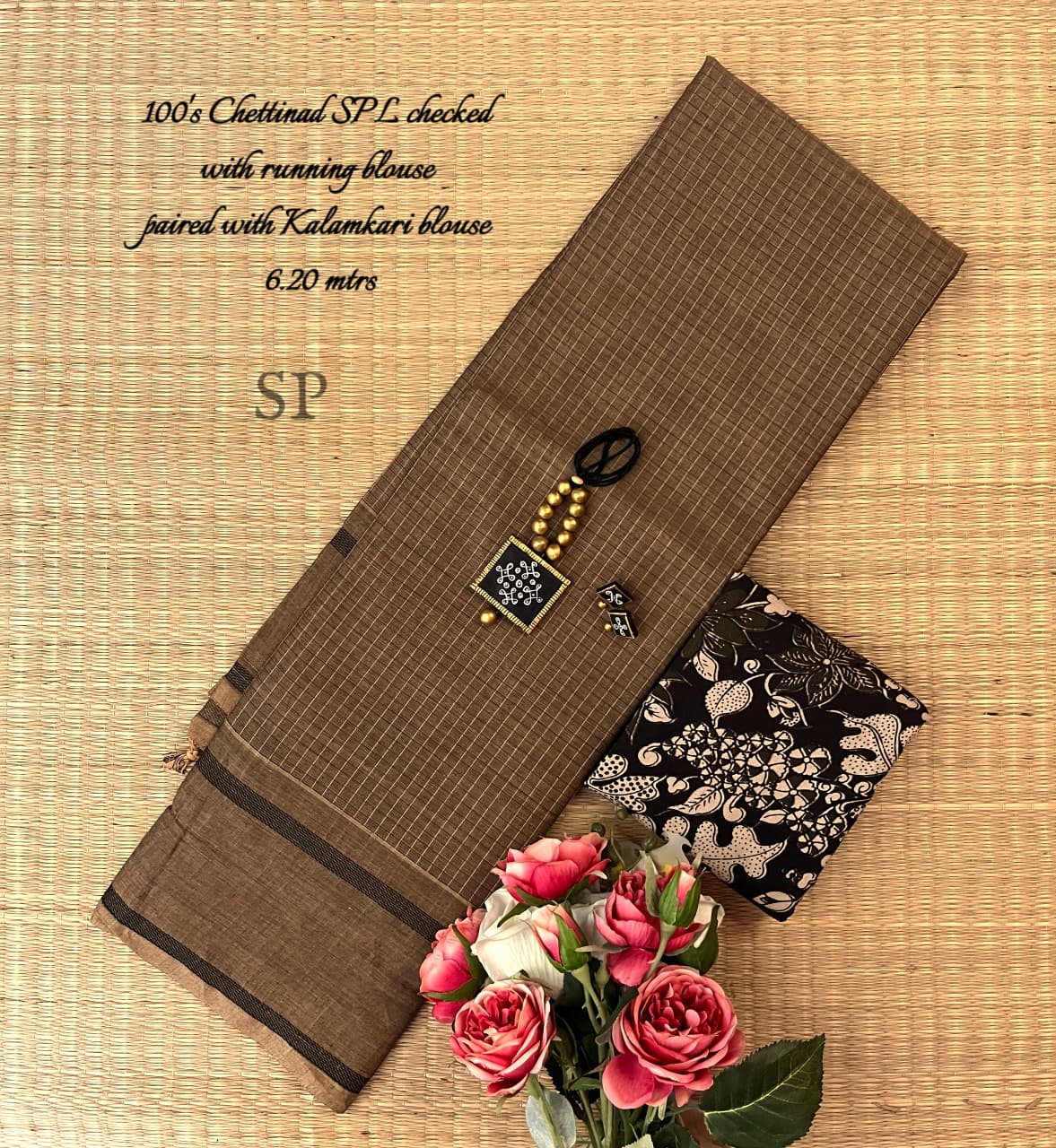 Chettinad cotton 100 count saree