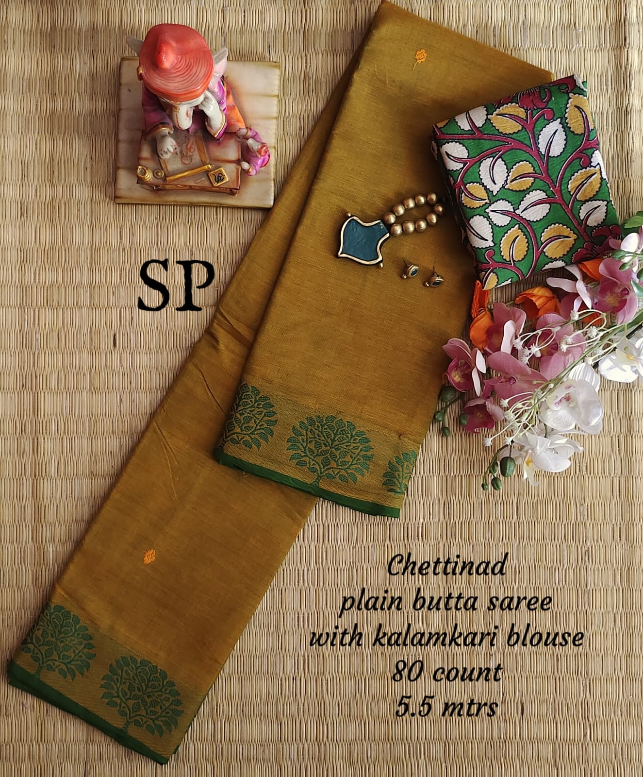 Chettinad fancy cotton saree