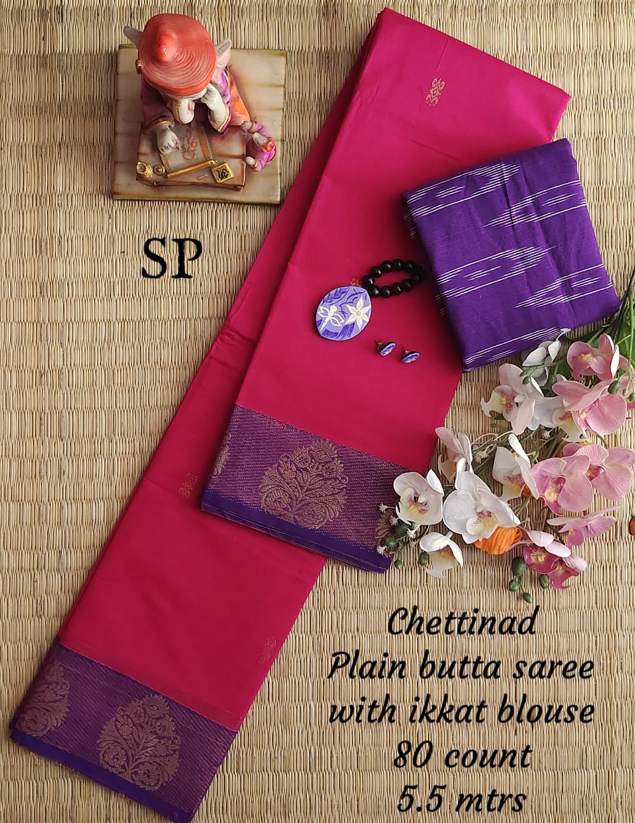 Chettinad fancy cotton saree