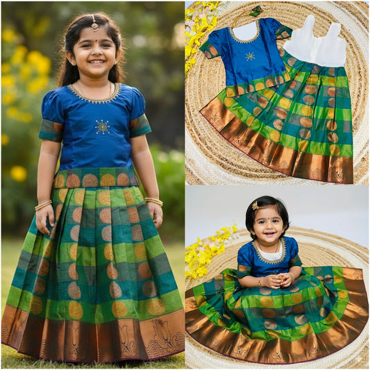 Chutties Pattu Pavadai Dress