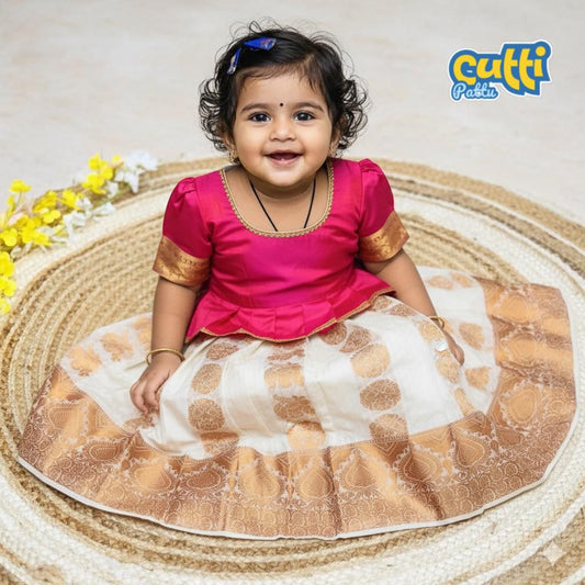 Chutties Pattu Pavadai Dress
