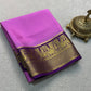 Contrast color pure mysore silk saree