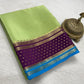 Contrast color pure mysore silk saree