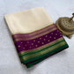 Contrast color pure mysore silk saree