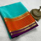 Contrast color pure mysore silk saree
