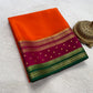 Contrast color pure mysore silk saree