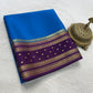 Contrast color pure mysore silk saree